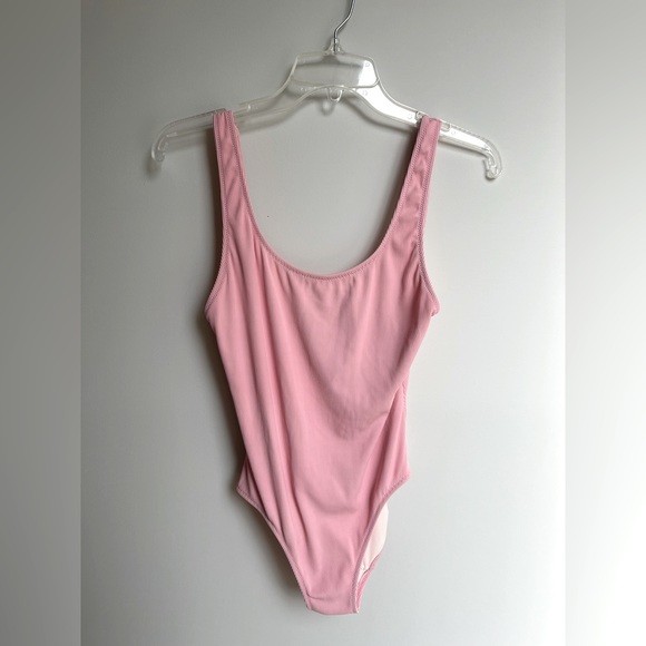 Solid & Striped Anne Marie Scoop Light Pink Womens One Piece Medium - Picture 1 of 3